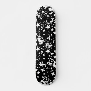 B&W Star Graffiti Skateboard Deck
