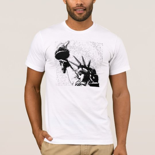 B&W Statue of Liberty T-Shirt