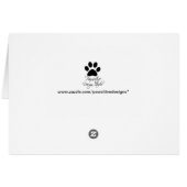 B&W Striped Squares Cards (Back Horizontal)