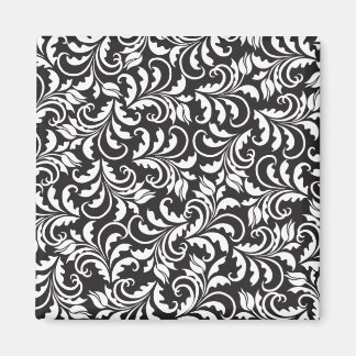 b&w tulips magnet