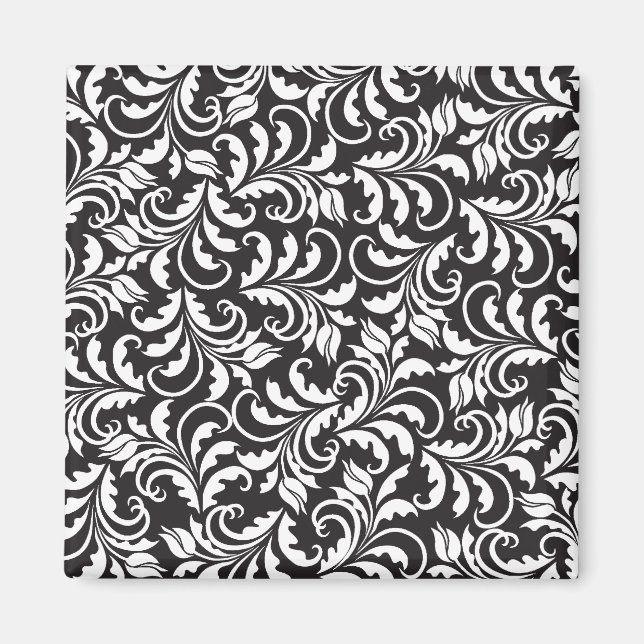 b&w tulips magnet (Front)