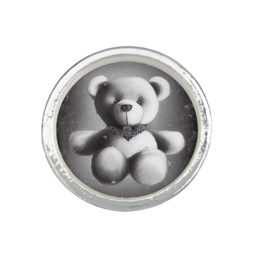 BW Vintage Teddy Bear Ring