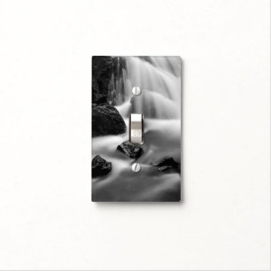 B&W waterfall, California Light Switch Cover