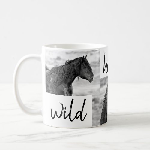 BW Wild Horse Lover Coffee Mug