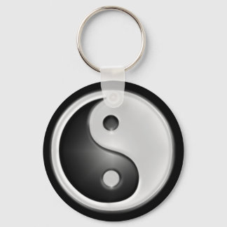 B&W Yin&Yang Keychain