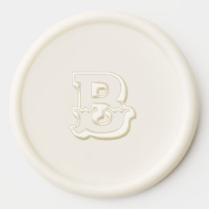 B wax stamp stickers - western design