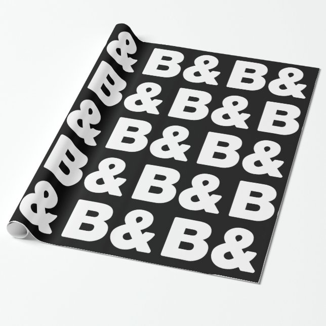 B& WRAPPING PAPER (Unrolled)