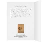 BA02284FAC01Z-First Manned Gas Balloon Flight Cards (Inside (Left))