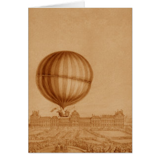 BA02284FAC01Z-First Manned Gas Balloon Flight Cards