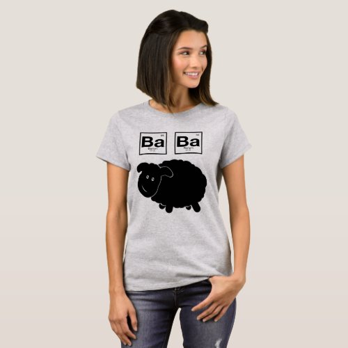 Ba Ba Black Sheep  Geeky Knitter T_Shirt