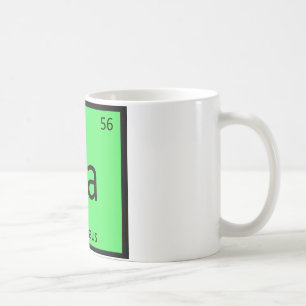 Ba - Bauhaus Art Chemistry Periodic Table Symbol Coffee Mug