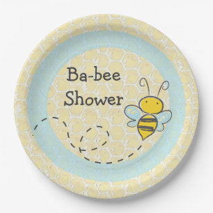 Ba-Bee Baby Shower Bumble Paper Plates