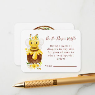 Ba-Bee Diaper Raffle Enclosure Card