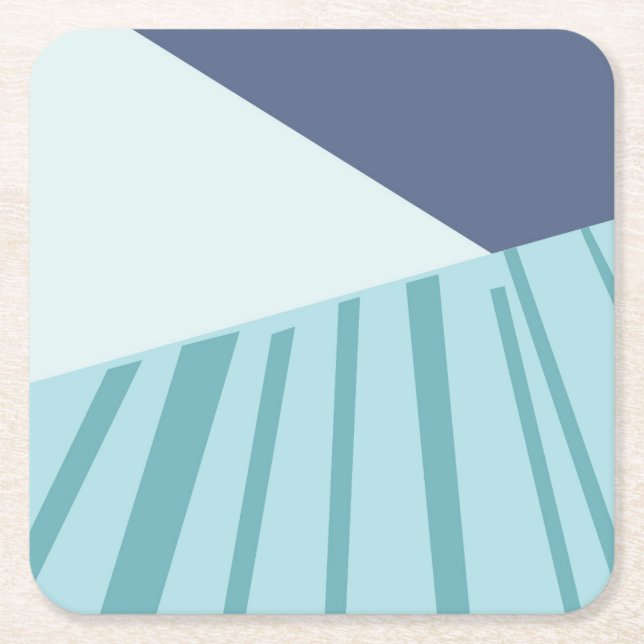 Bå cardboard box square paper coaster (Front)