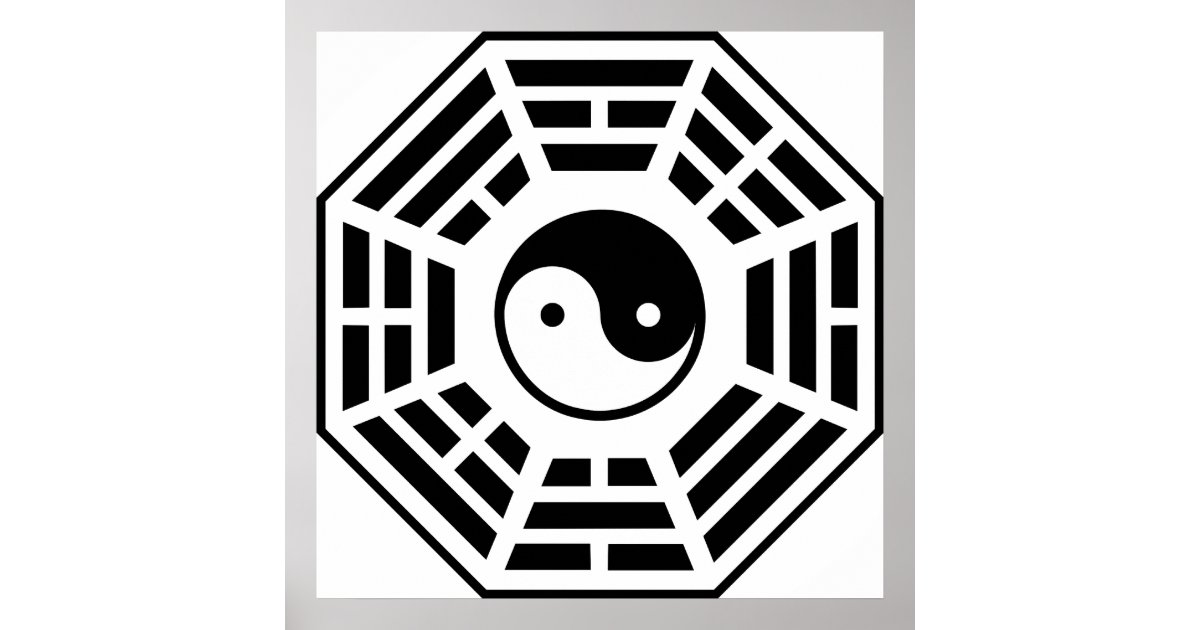 Ba Gua Pa Kua The Chinese Taoist Eight Symbols Poster