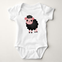 Baa Baa Black Sheep Baby Bodysuit