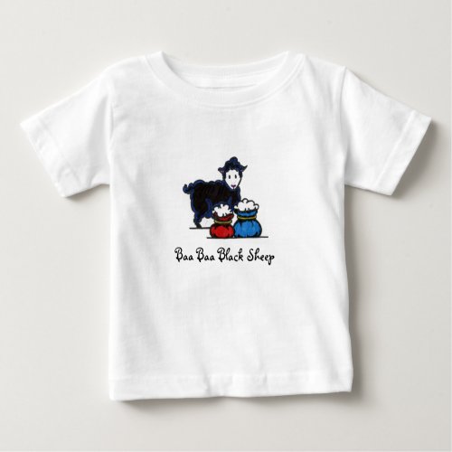Baa Baa Black Sheep Baby T_Shirt