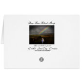 'Baa Baa Black Sheep' blank Card (Back Horizontal)