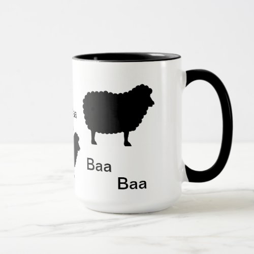 Baa Baa Black Sheep Mug