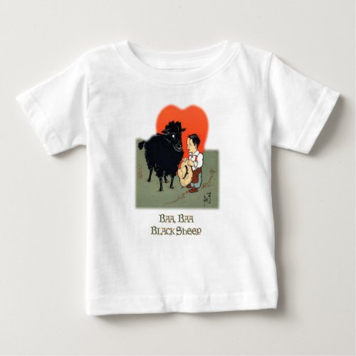 BAA BAA BLACK SHEEP _ Nursery Rhymes for Toddlers Baby T_Shirt
