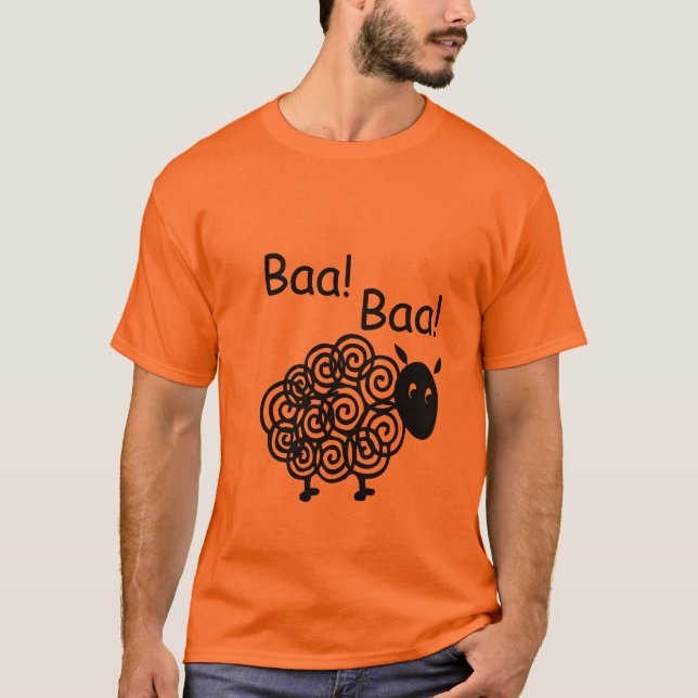 Baa Baa Black Sheep T-Shirt (Front)