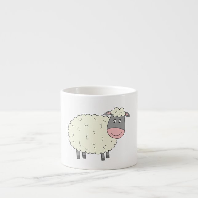 Baa Baa Sheep Espresso Cup (Front)