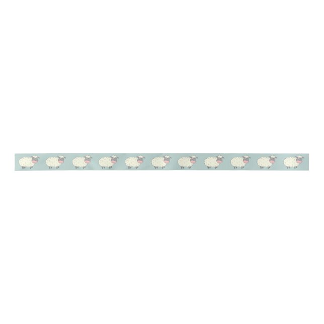 Baa Baa Sheep Satin Ribbon (Front)