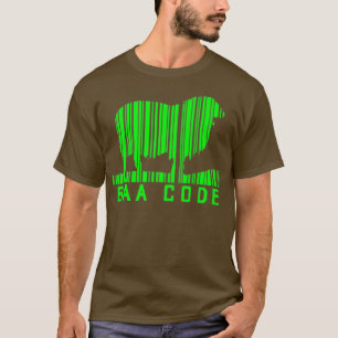 Baa Code Barcode Sheep Lamb Farming Farm Farmer T-Shirt