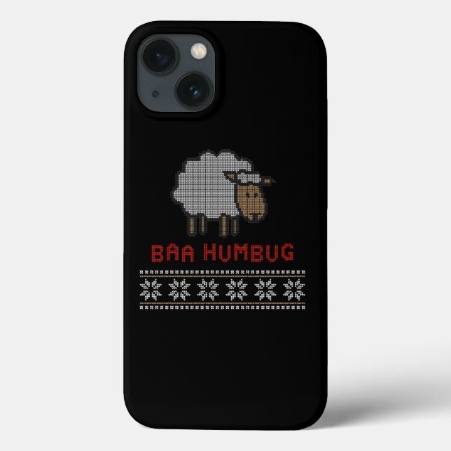 Baa Humbug Christmas Sheep Case-Mate iPhone Case (Back)