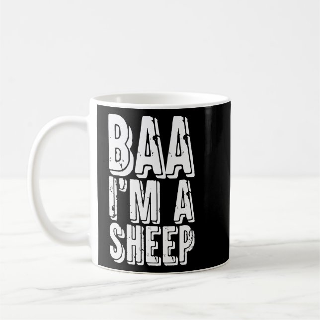 Baa I'm A Sheep Farmer Sheep Costume  Coffee Mug (Left)