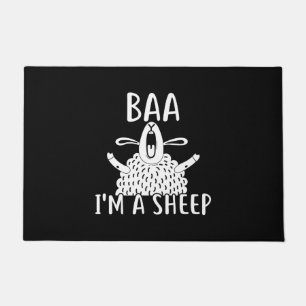 Baa I'm A Sheep Sheep Owner Present Doormat