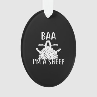 Baa I'm A Sheep | Sheep Owner Present Ornament