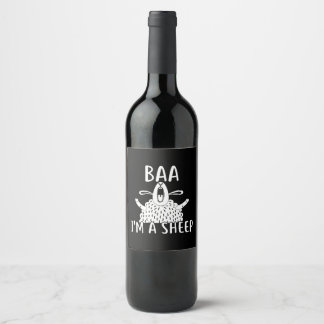 Baa I'm A Sheep | Sheep Owner Present Wine Label
