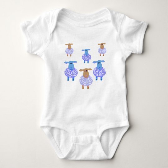 baa lambs baby bodysuit