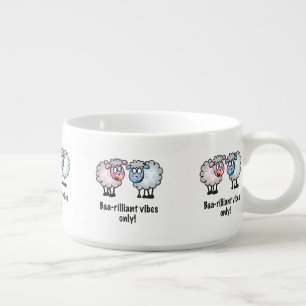 Baa-rilliant - Cute Cartoon Sheep Pair Bowl