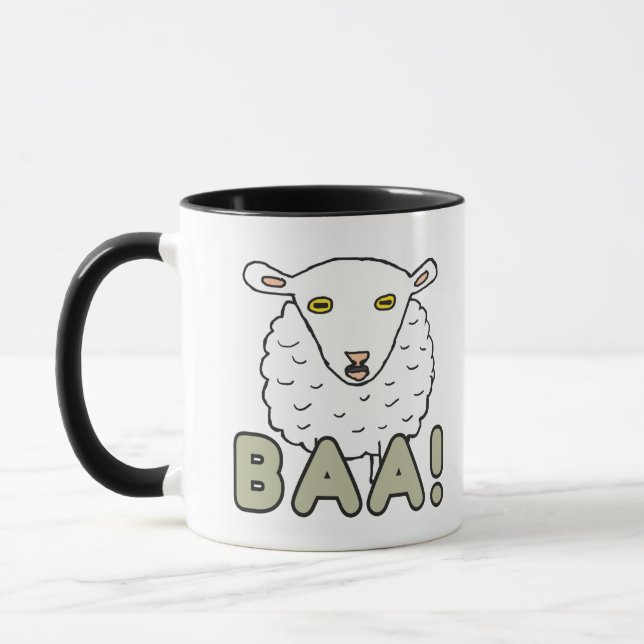 Baa Sheep Mug (Left)