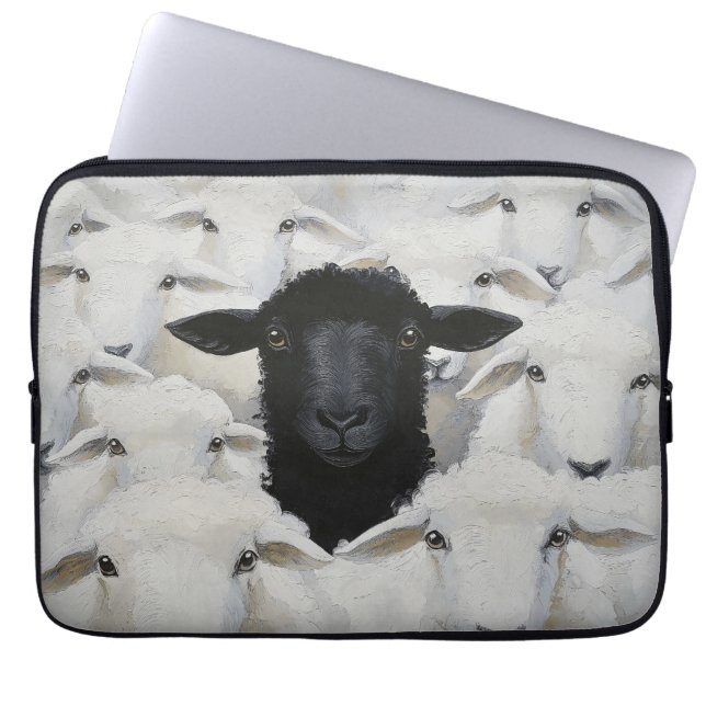 Baa-tle of Individuality Laptop Sleeve (Front)