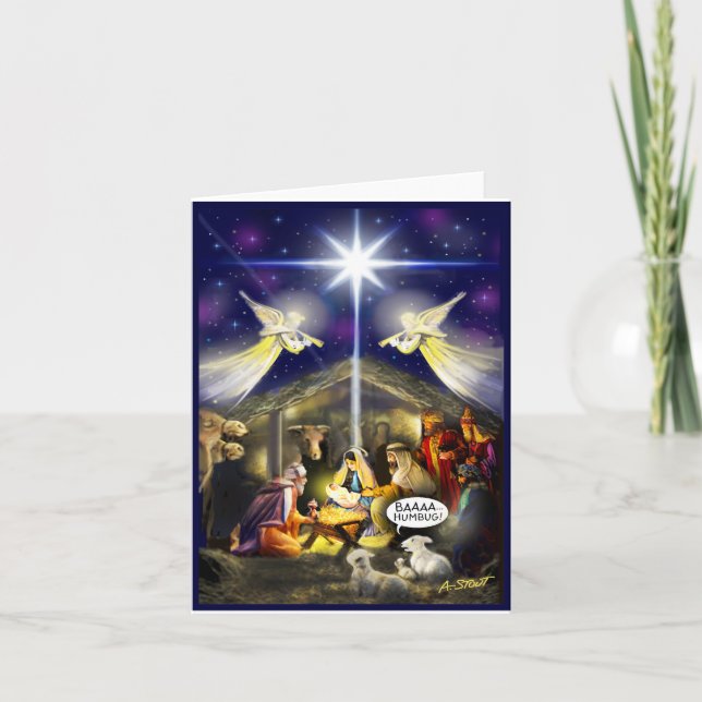 BAAA HUMBUG! - CARD (Front)