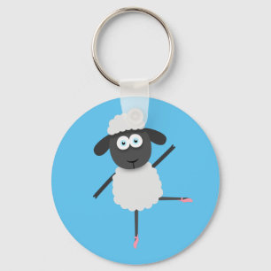 Baaa llerina keychain