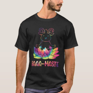 Baaa-Maste Livestock Herd Yoga Meditate Farm Anima T-Shirt