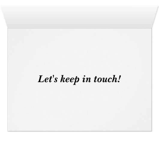 Baaaaa!- Keep in Touch! (Inside Horizontal (Bottom))