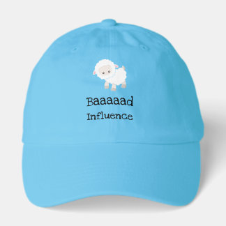 Baaaad Influence Personalized Cute Lamb Sheep Hat