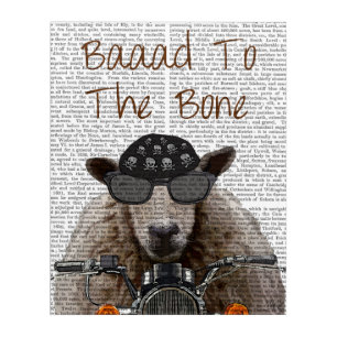 Baaad To the Bone Acrylic Print