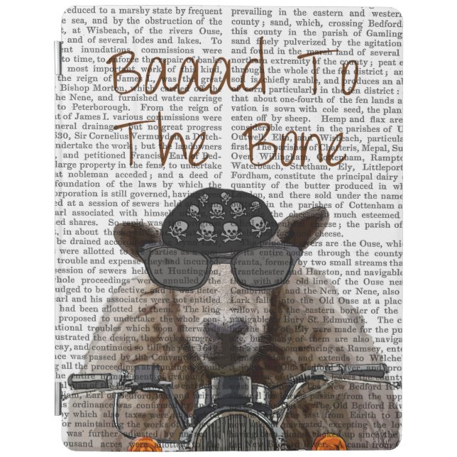 Baaad To the Bone iPad Air Cover (Front)