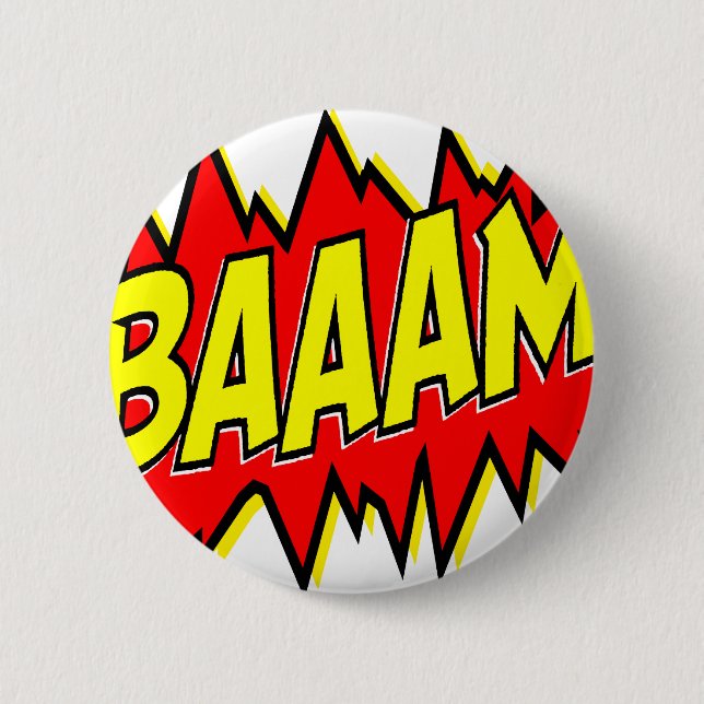 BAAAM! PINBACK BUTTON (Front)