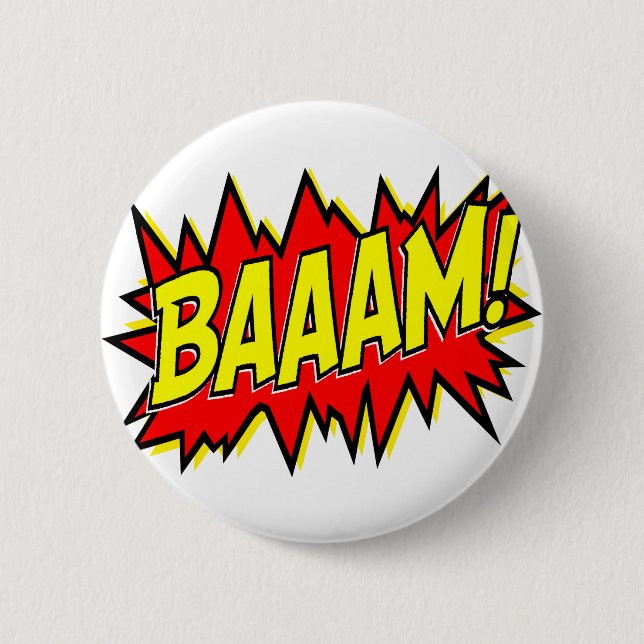 BAAAM! PINBACK BUTTON (Front)