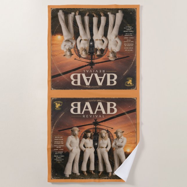 BAAB Album: a Parody Beach Towel (Front)