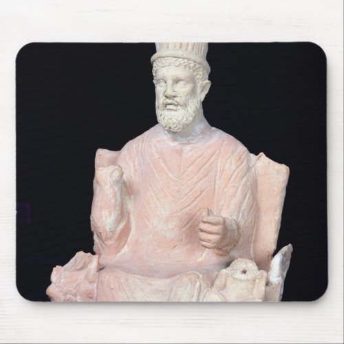 Baal Hammon seated on his throne Mouse Pad
