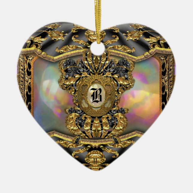 Baarnetscue Dubois Monogram Ceramic Ornament (Front)