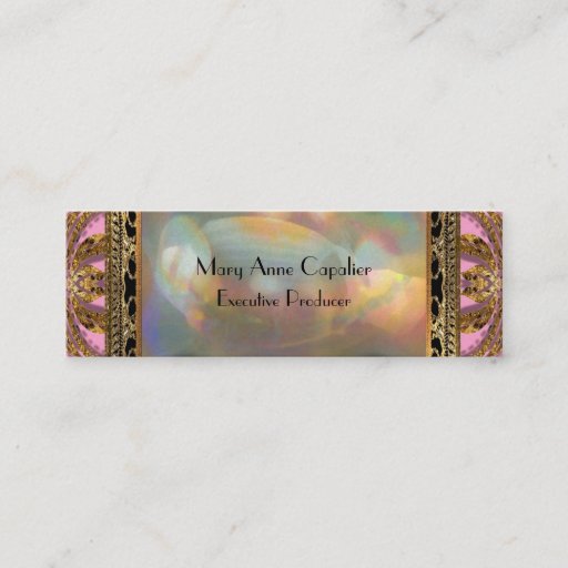 Customizable Baarnetscue Elegant Skinny Professional Business Card Template